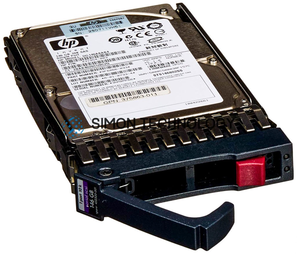 Жесткий диск HP 146GB 10K SAS 2.5′ Single Port HDD (432320-001)