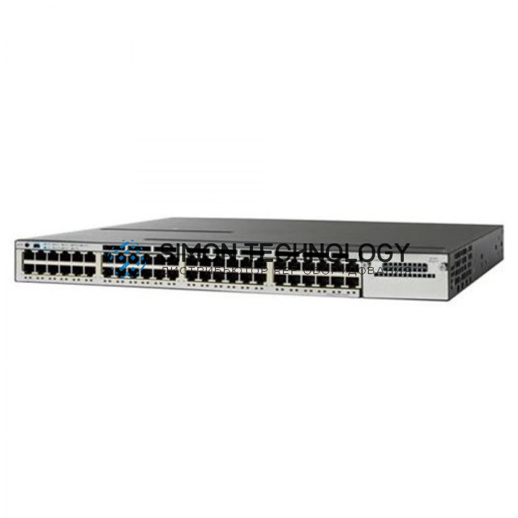 Коммутатор Cisco Catalyst 3850 48 Port Full PoE LAN Base (WS-C3850-48F-L)