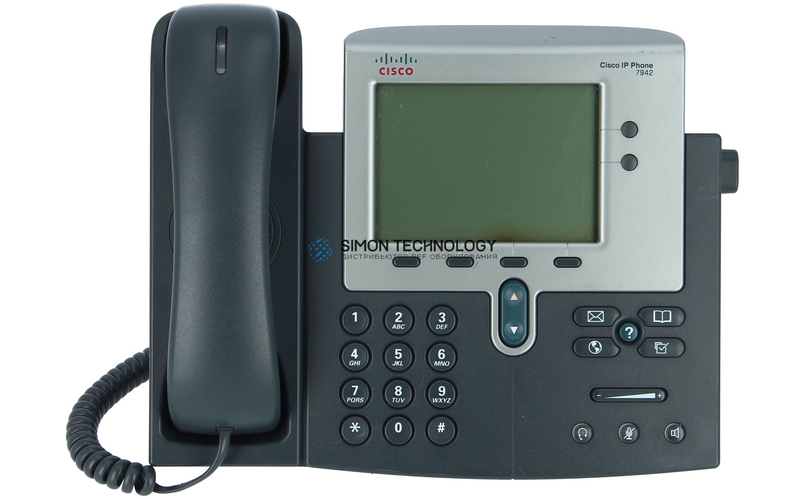 CP-7942G= - IP-телефон Cisco Unified IP Phone 7942, spare