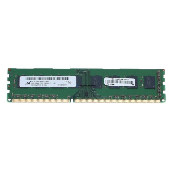 Оперативная память Lenovo Lenovo Memory 8GB 1x8GB 2Rx8 1.35V PC3L-12800 CL11 (00D6046)