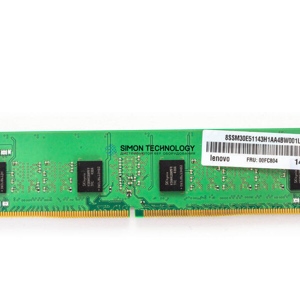 Оперативная память Lenovo LENOVO 4GB (1X4GB) 1RX8 PC4-17000P-R DDR4-2133MHZ RDIMM (00FC804)