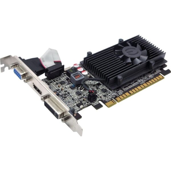 Видеокарта EVGA EVGA NVIDIA GEFORCE GT 610 1GB DDR3 PCIE 2.0 GRAPHICS CARD (01G-P3-2615-KR)