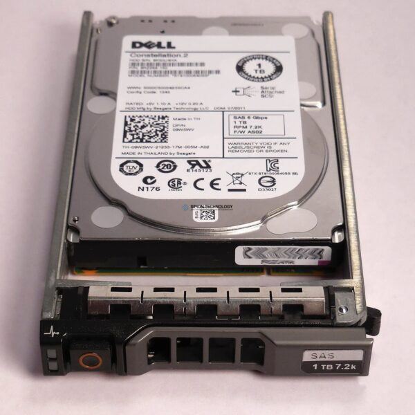 Dell Dell HDD 1TB 2.5" 7.2K SAS 6gb/s (02PHVP)