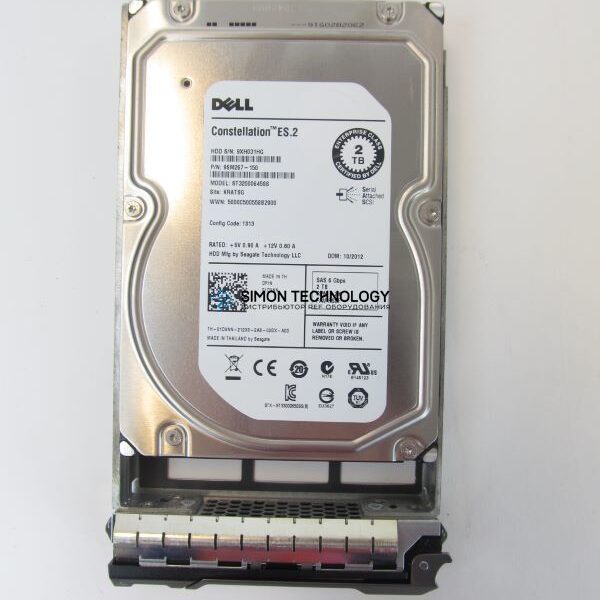 Dell DELL 2TB 7.2K 6G 3.5INCH SAS HDD (07WV9W)