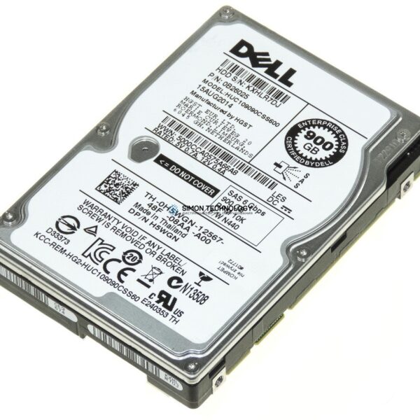 Dell DELL 900GB 10K 6GBPS 2.5IN SAS HDD (0H5WGN)