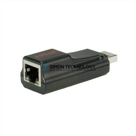 Адаптер Roline ROLINE USB3.2 Gen1-Gigabit Ethernet Converter (12.02.1106)