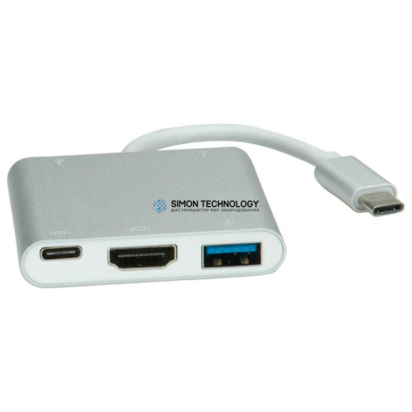 Адаптер Roline ROLINE Cableadapter USB3.1 C-HDMI. M/F. USB + PD (12.02.1131)