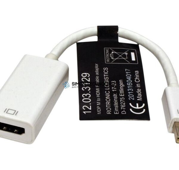 Адаптер Roline ROLINE Adapter. Mini DP-HDMI. M/F. White. 10cm (12.03.3129)