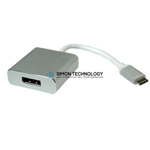 Адаптер Roline ROLINE Cableadapter USB3.1 C-DP. M/F. Aluminum (12.03.3220)