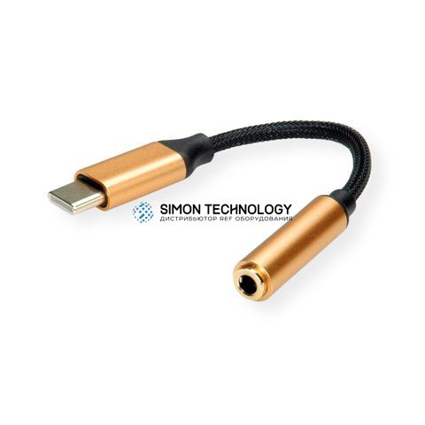 Адаптер Roline ROLINE GOLD Type C-3.5mm Audio Converter Cable (12.03.3223)