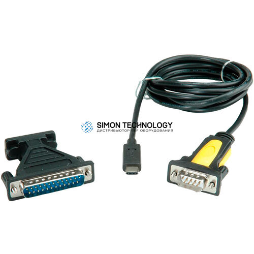Адаптер Value VALUE Converter Cable USB C-RS232. DB9+DB25. 1.8m (12.99.1161)