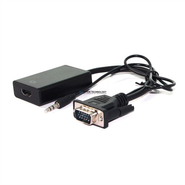 Адаптер Value VALUE Cableadapter VGA-HDMI. M/F. Black. 15cm (12.99.3117)