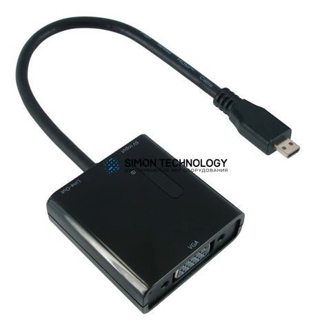Адаптер Value VALUE Cableadapter Micro HDMI-VGA. M/F. 15cm (12.99.3118)