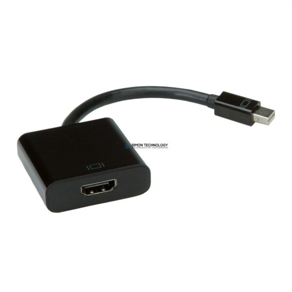Адаптер Value VALUE Cableadapter MiniDP-HDMI. M/F. Black. 15cm (12.99.3129)