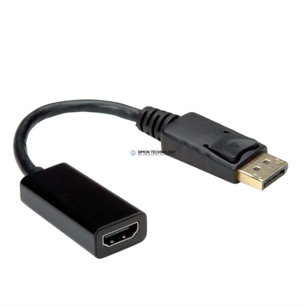 Адаптер Value VALUE Cableadapter DP-HDMI. M/F. Black. 15cm (12.99.3138)