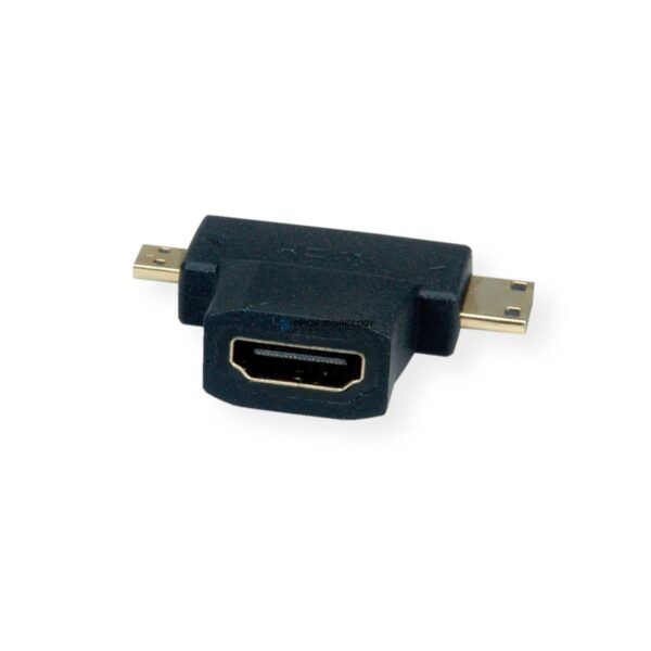 Адаптер Value VALUE HDMI T - Adap. HDMI - HDMI Mini + HDMI Micro (12.99.3166)