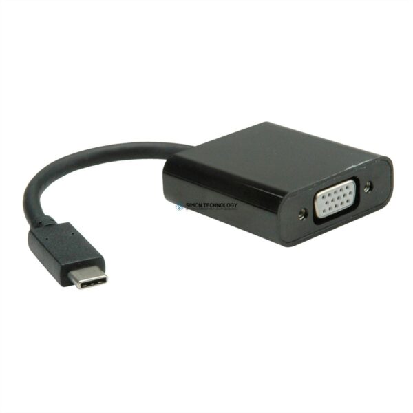 Адаптер Value VALUE Cableadapter USB3.1 C to VGA. M/F. 15cm (12.99.3203)