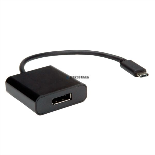 Адаптер Value VALUE Cableadapter USB3.1 C-DP. M/F. Black. 15cm (12.99.3220)