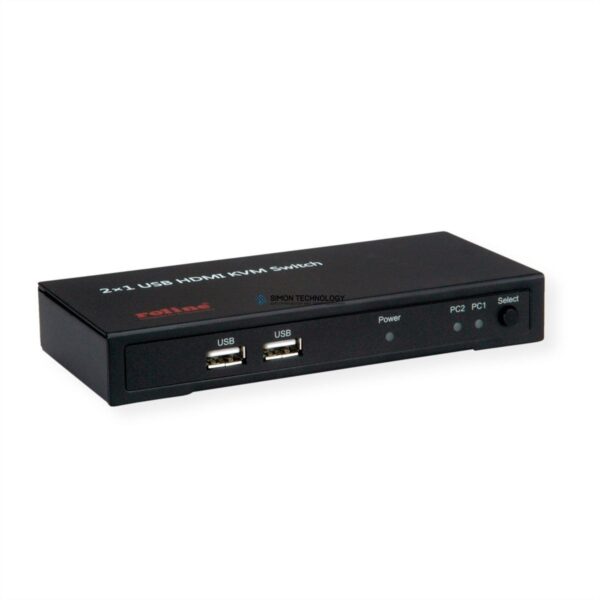 ROLINE USB HDMI Switch 4K. 1U - 2PC (14.01.3424)