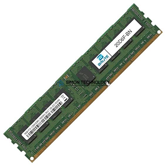 Оперативная память Dell SAMSUNG 16GB DDR3 1600MHz 2Rx4 1.35V RDIMM (20D6F-OEM)