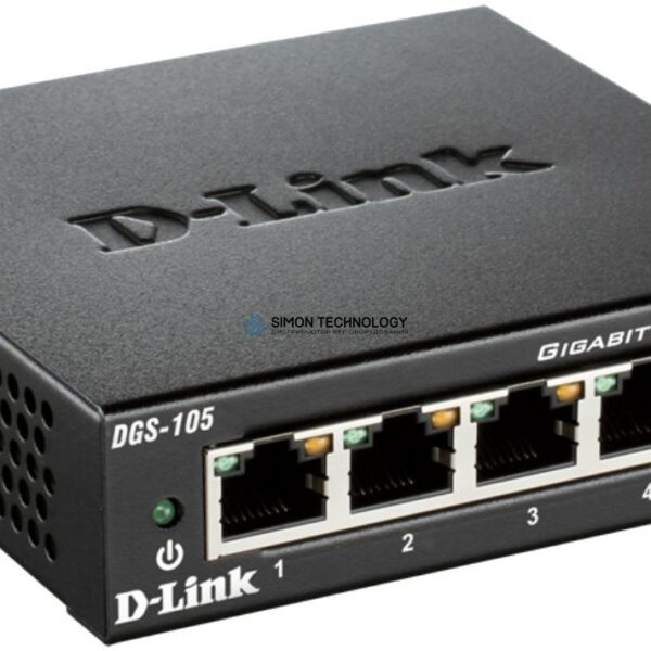 D-Link D-Link DGS-105 5-Port Gigabit Desktop Switch (21.14.0206)