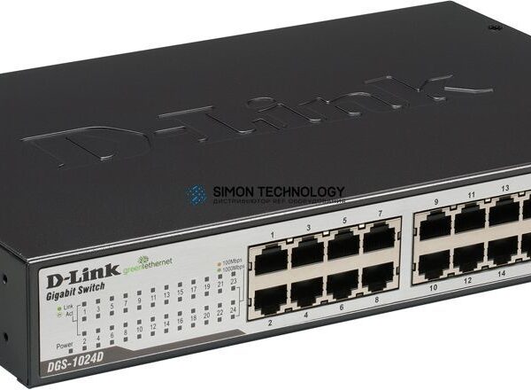 D-Link D-Link DGS-1024D 24 Port Gigabit Ethernet Switch (21.14.1224)