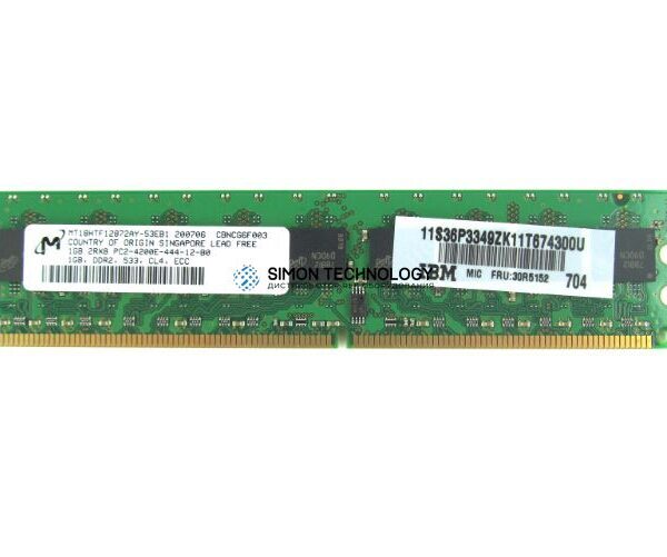 Оперативная память Lenovo Lenovo Memory 1GB (30R5152)