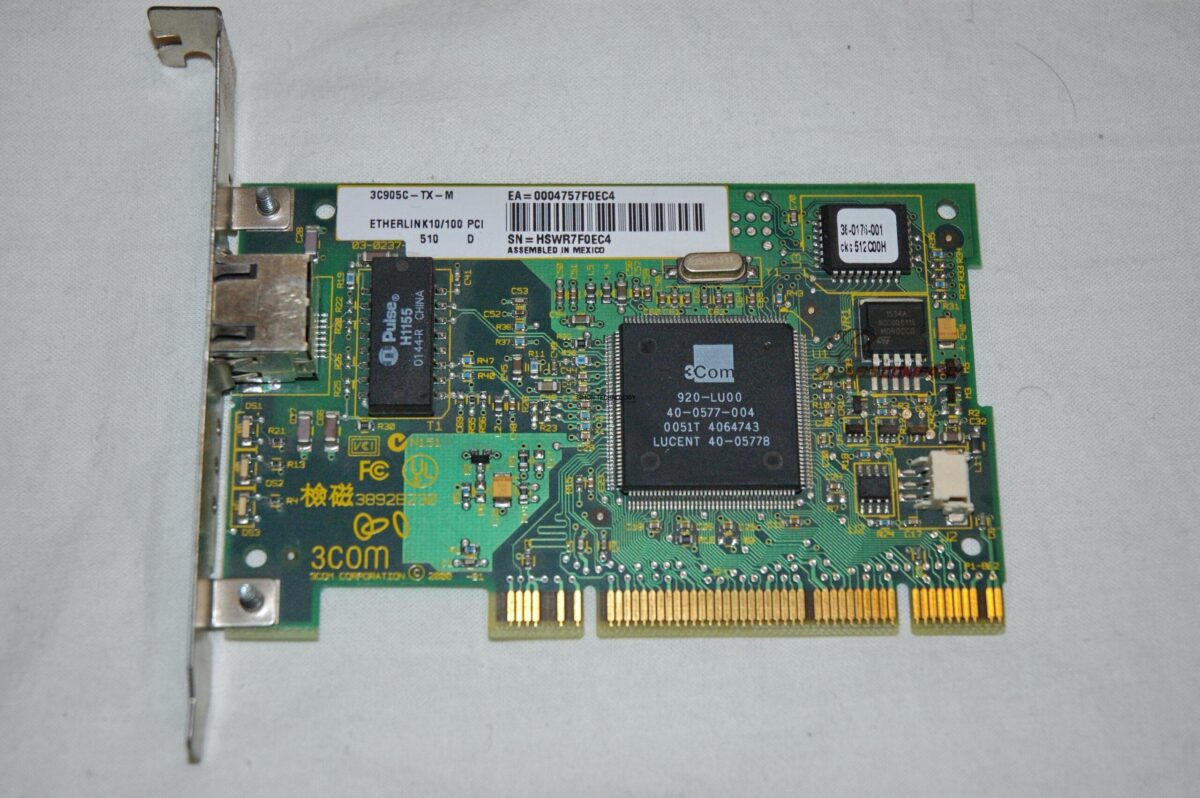 Сетевая карта HPE HPE 10/100 PCI TX-M 25PK (3C905CX-TX-M-25)