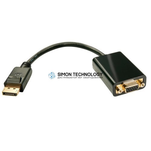 Адаптер Lindy Electronics Lindy DisplayPort to VGA Cableadapter. M/F. 15cm (41006)