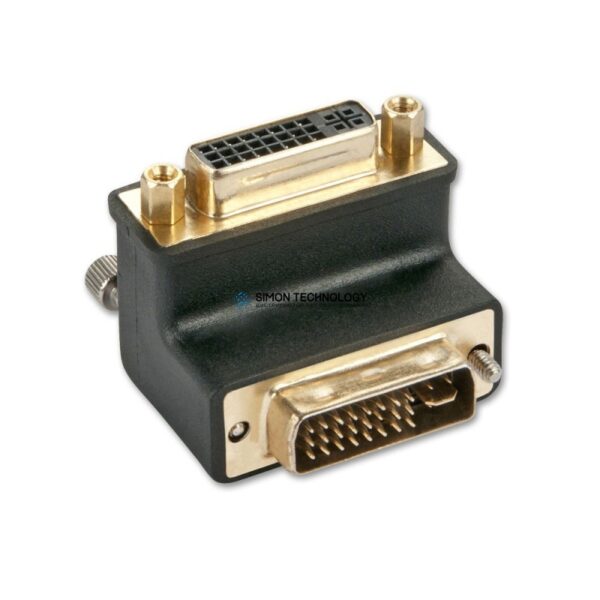 Адаптер Lindy Electronics Lindy DVI-I Adapter 90 Degree Down Male to Female (41252)