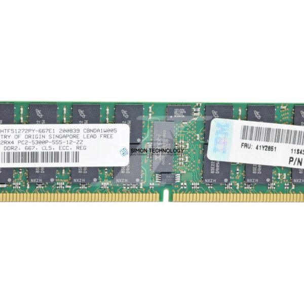 Оперативная память 3RD PARTY IBM 2GB (1X2MB) PC2-5300 CL5 ECC DDR2 667MHZ SDRA (43X5028)