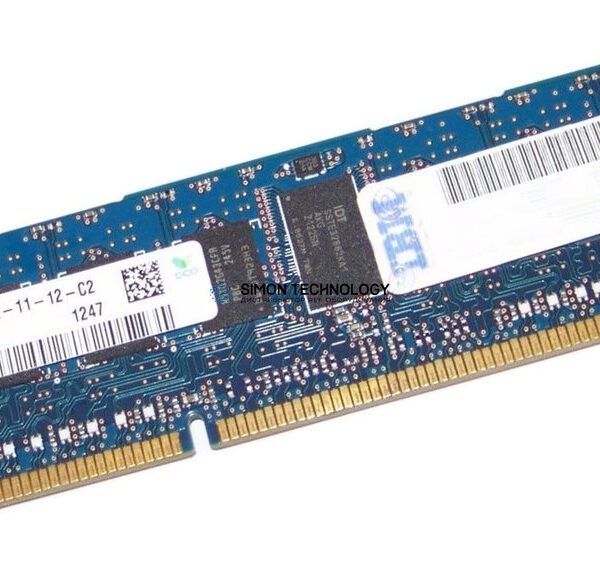 Оперативная память IBM IBM 4GB (1X4GB) 2RX8 PC3L-10600R DDR3-1333MHZ REG ECC MEM DIMM (43X5300)