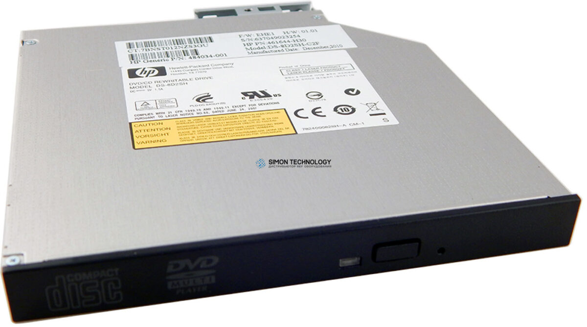 HP HP DL380/DL360G6 12.7MM SATA DVD DRIVE (461644-H30)