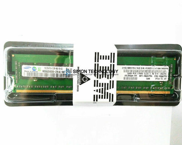 Оперативная память Lenovo LENOVO 16GB TruDDR4 (2Rx4, 1.2V) PC4-14700 LP RDIMM (46W0795)
