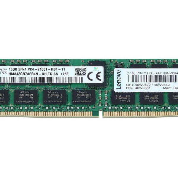 Оперативная память Lenovo ORTIAL 16GB (1*16GB) 2RX4 PC4-19200T-R DDR4-2400MHZ RDIMM (46W0829-OT)