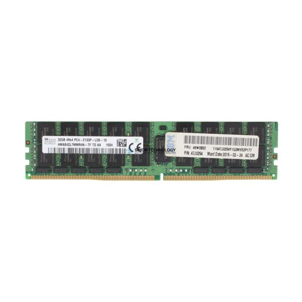 Оперативная память IBM ORTIAL 32GB (1*32GB) 4RX4 PC4-17000P-L DDR4-2133MHZ LRDIMM (47J0254-OT)