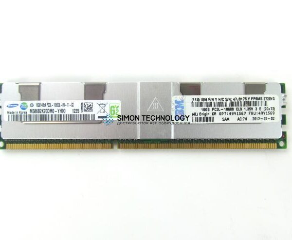 Оперативная память Lenovo Lenovo Memory 16GB RDIMM (49Y1569)