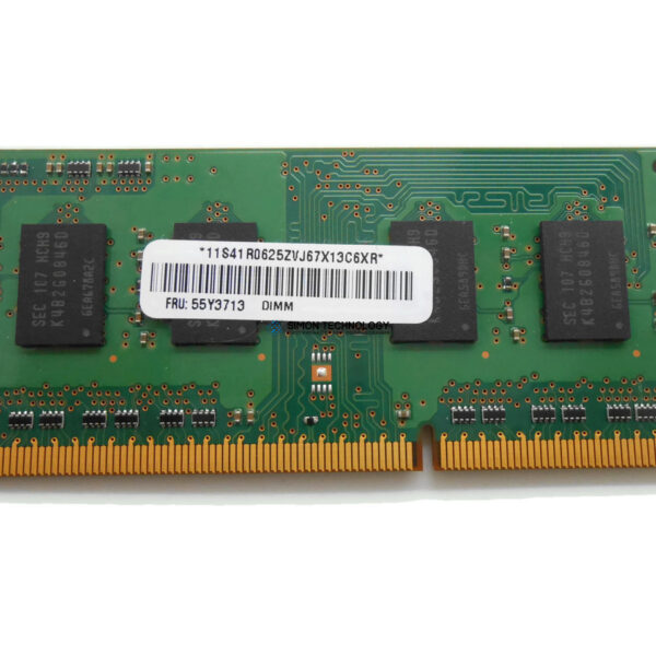 Оперативная память IBM IBM LENOVO 2GB (1*2GB) 2RX8 PC3-8500S MEMORY KIT (55Y3713)