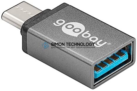 Адаптер Goobay Goobay USB-C to USB A 3.0 Adapter. M/F. Grey (56621)