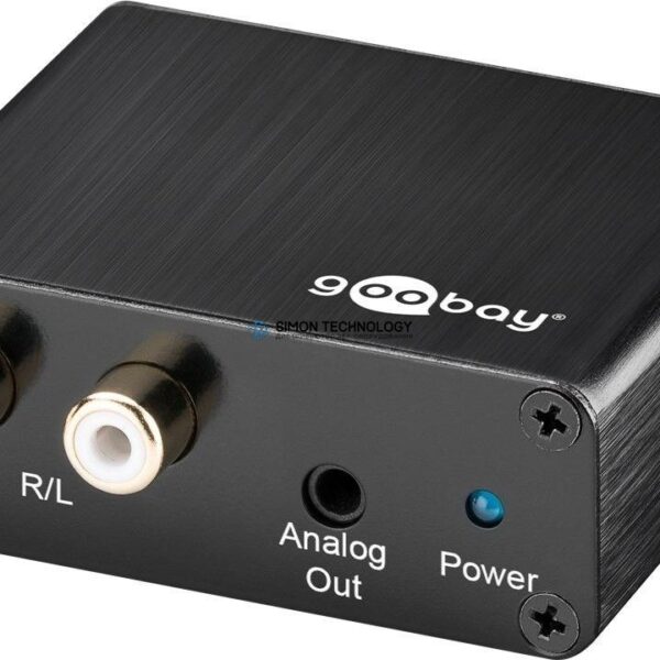 Goobay Analog/Digital Audio Converter. In 2xRCA (58966)