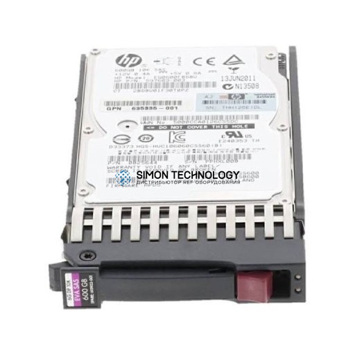 HDD HP HPE EVA HDD 600GB 6G 10K 2.5" M6625 SAS (633353-001)
