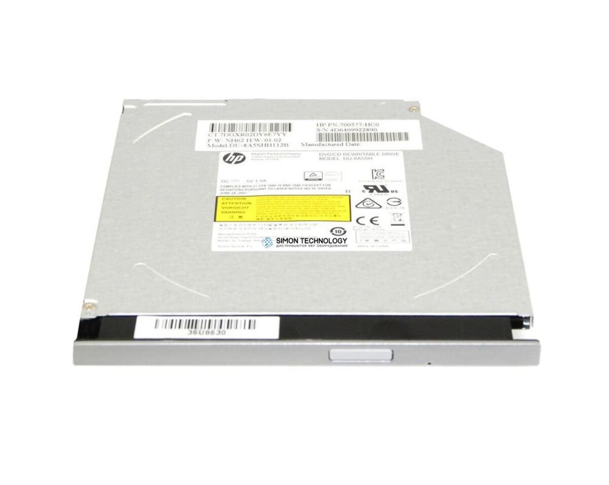 HP HPI DVD Drive Std SM SATA 9.5mm PLDS (700577-HC0)