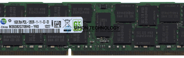 Оперативная память Samsung SAMSUNG 16GB DDR3 1600MHz 2Rx4 1.35V RDIMM (7076173)