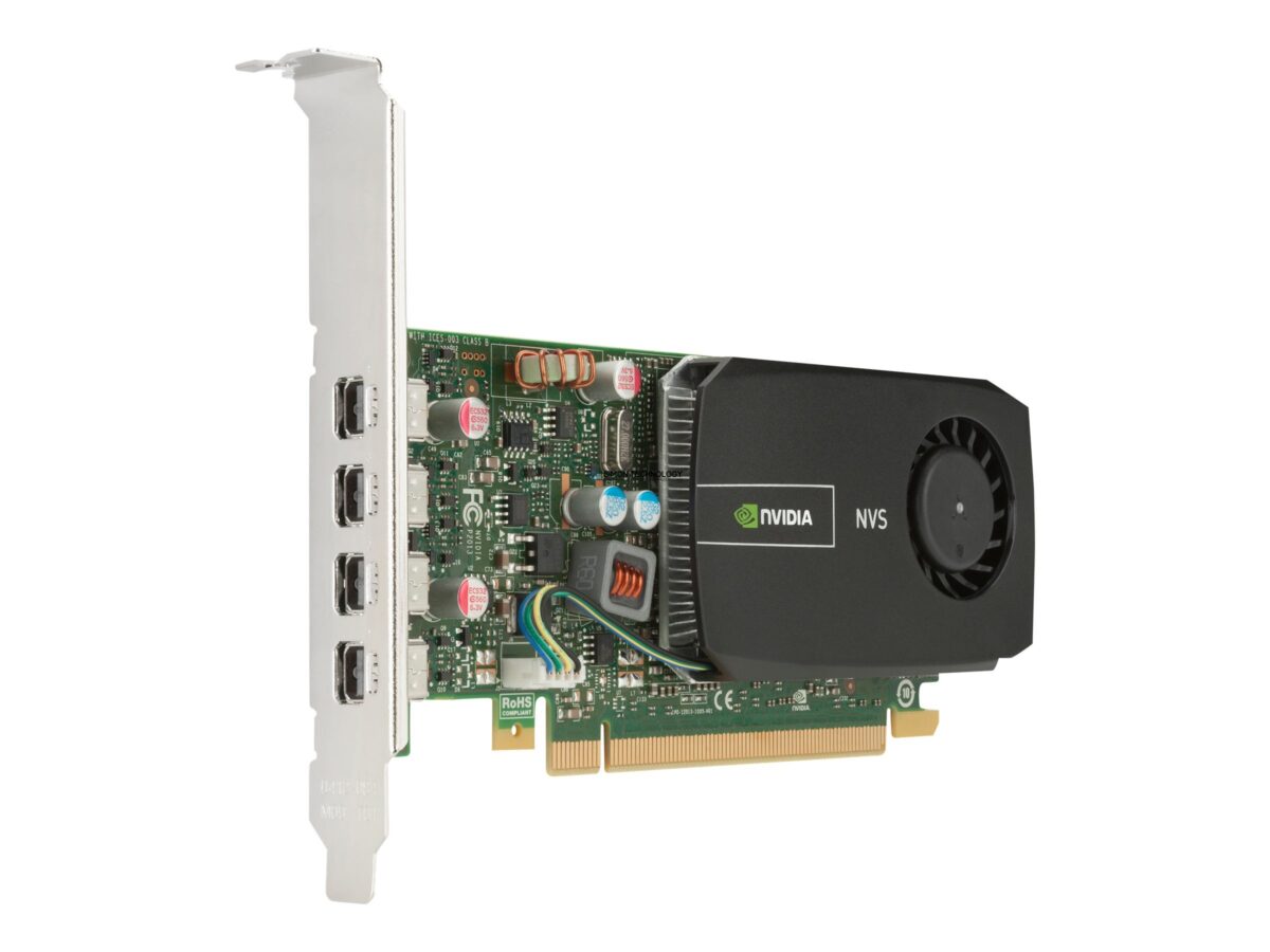 Видеокарта HP HP Grafikkarte Quadro NVS 510 2GB 4x mini DP PCI-E - (721795-001)