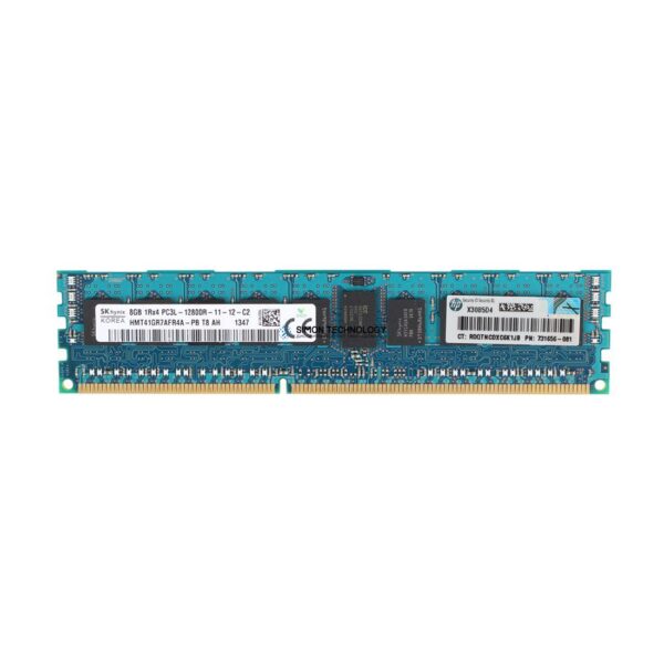 Оперативная память Samsung SAMSUNG 8GB (1X8GB) 1RX4 PC3L-12800R DDR3-1600MHZ RDIMM (731766-B21)