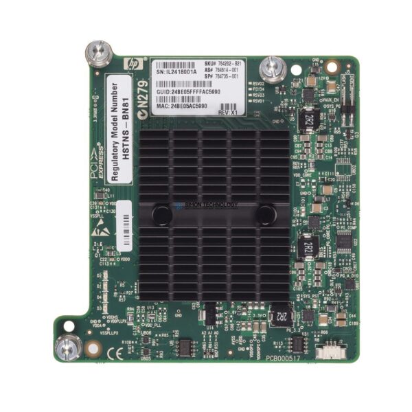 HP HPE INFINIBAND FDR ETHERNET 10GB 40GB 2 PORT 544 M ADAPTER (764614-001)