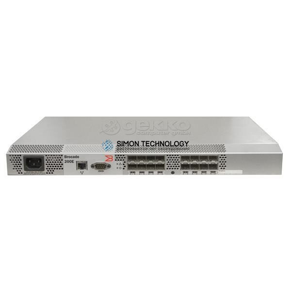 Brocade Brocade SAN Switch 200E 4/16 8 Active Ports - (80-1200245-04)