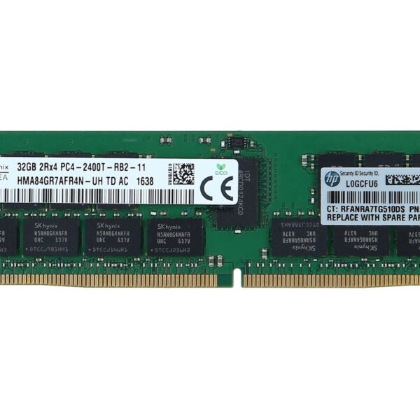 Оперативная память HP ORTIAL 32GB (1*32GB) 2RX4 PC4-19200T-R DDR4-2400MHZ RDIMM (805351-B21-OT)