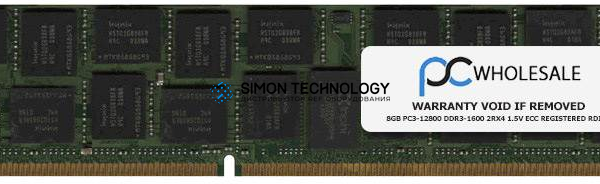 Оперативная память IBM ORTIAL 8GB (1X8GB) 2RX4 PC3-12800R DDR3-1600MHZ MEM DIMM (90Y3108-OT)