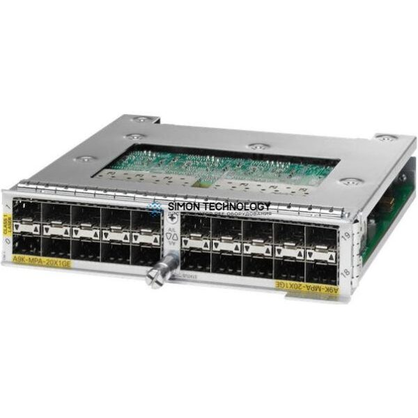 Модуль Cisco CISCO ASR 9000 20-port 1GE Modular Port Adapter (A9K-MPA-20X1GE)